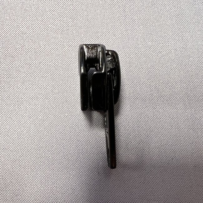 Huismerk Ritsloper voor spiraalrits Zwart 10mm (tent)