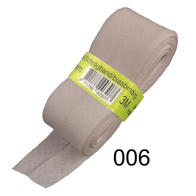 Oakidoki Biasband katoen 3 cm breed