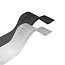 Biarritz Wave Gardinenband 77 mm transparent oder schwarz