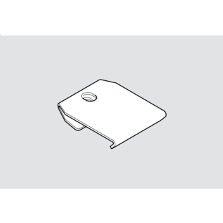 Einzelne Verbindungs-Deckenhalterung geeignet für verschiedene Gardinenschienen.