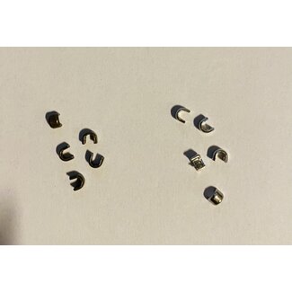 Oberer Anschlag Reißverschluss Metall Groß