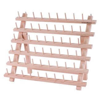 Milward GREEN Garnständer (Spulen) Holz klappbar 60 Spulen