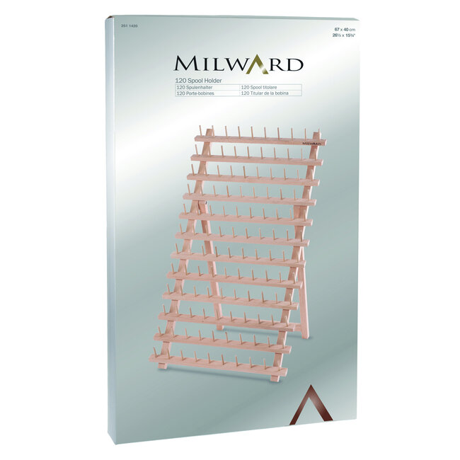 Milward GREEN Garnständer (Spulen) Holz klappbar 120 Spulen