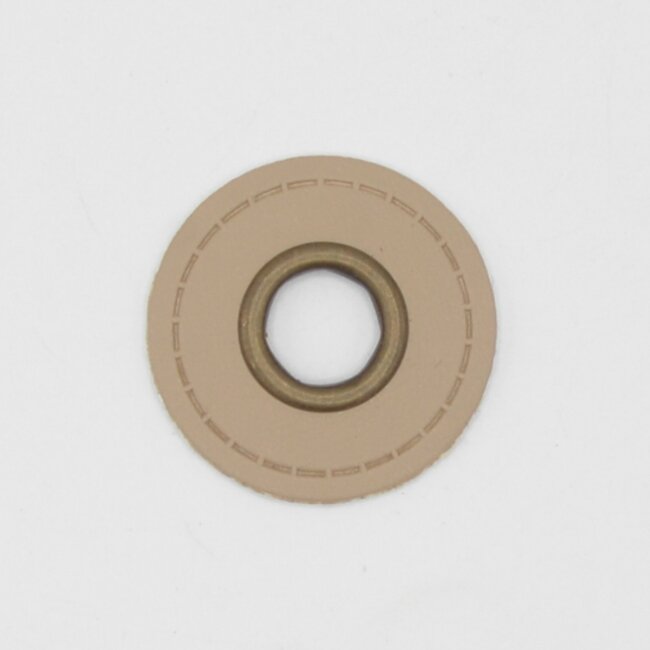 Ogen Patches rond met bronze ring