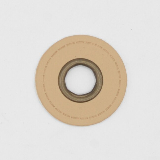 Ogen Patches rond met bronze ring