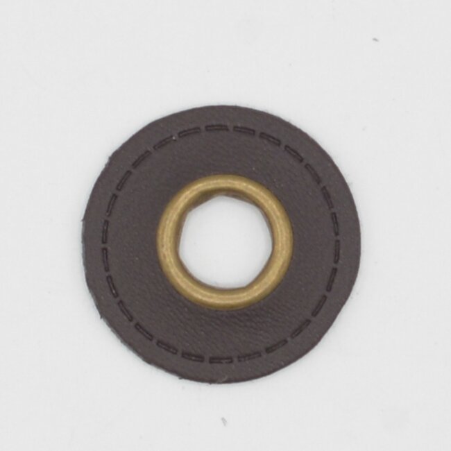 Ogen Patches rond met bronze ring