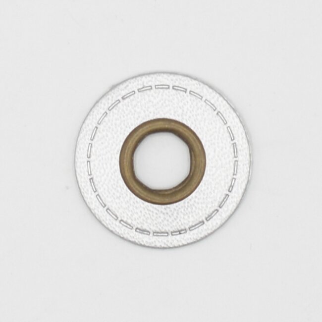 Ogen Patches rond met bronze ring