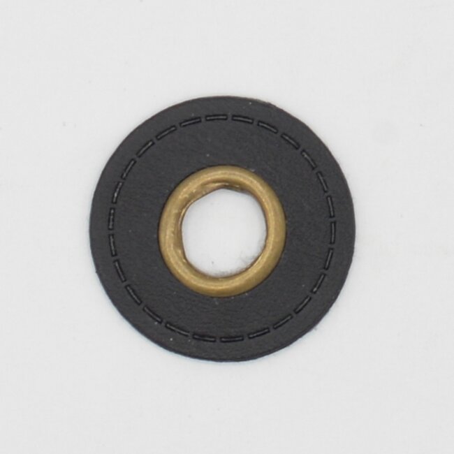 Ogen Patches rond met bronze ring