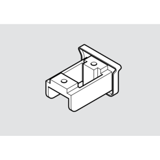 Eindstop schroef 14 mm rails leverbaar Zwart, Wit en Grijs