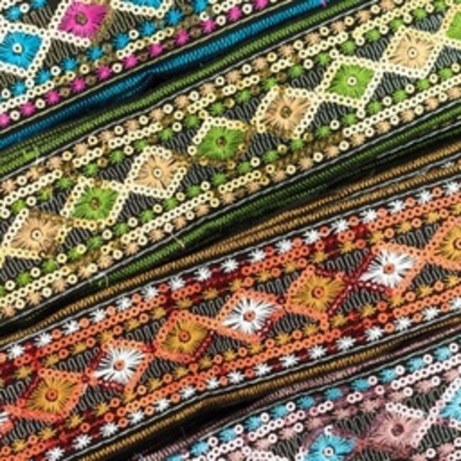 Ruitband Pailletten 5 cm breed