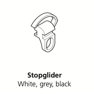 Vorhang Bremsgleiter U-Schienen (KS) verpackt pro 2 Stück