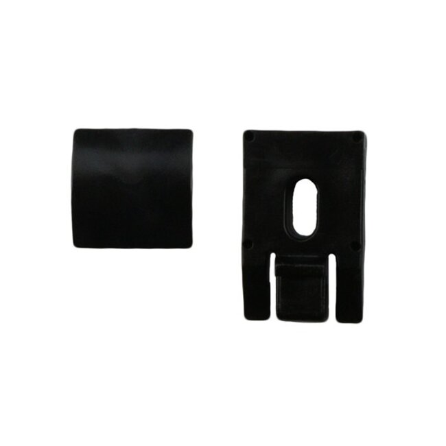 Huismerk Deckenhalterung WEISS oder SCHWARZ mit Abdeckung für Aluminiumschiene