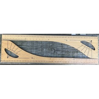 Huismerk Schneiderlineal 60cm Holz