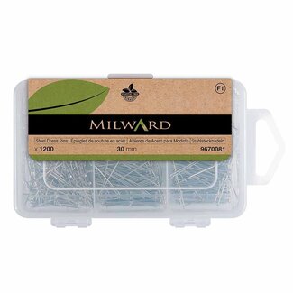 Milward GREEN Stecknadeln Stahl 1200 Stk.