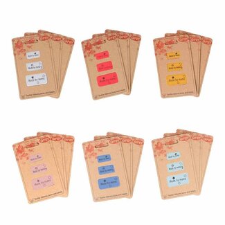 Opry Kunstleder-Etiketten 'made by mama' div. Farben