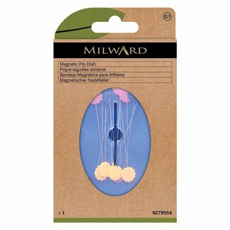 Milward GREEN Magnetisches Nadelkissen mit Deckel