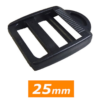 Huismerk Kunststoffschlaufe mit Doppelöse Schwarz 25 oder 30 mm