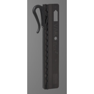 Einnäh verstellbarer Gardinenhaken 5cm "SCHWARZ" verpackt pro 20 Stück.