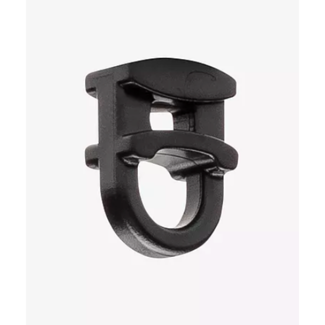 Huismerk gordijn glijders HB 5 / 6 /7 rails smalspoor rail met 4 mm gleuf  (bovenkant 5.5 x 10 mm) verpakt per 20 stuks.