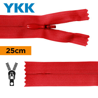 YKK Nahtverdeckter Reißverschluss 25 cm