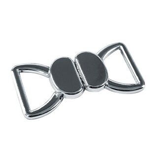 Huismerk Bikini-Verschluss Metall 10x25 mm (BH-Vorderverschluss)