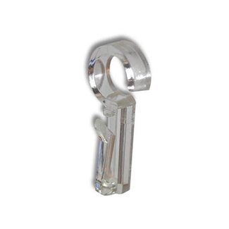 Clip-on Haken Gardinenring 10 mm mit Haken für Band 10 Stück