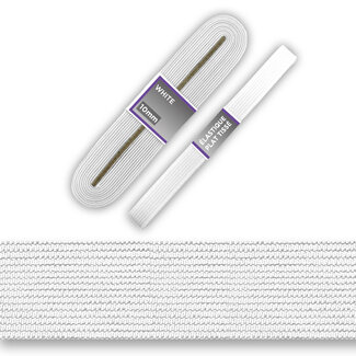 Huismerk Bundgummi 10 mm.