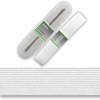 Huismerk Bundgummi 20 mm.