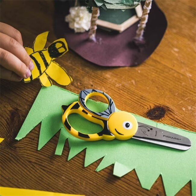 Fiskars Kinderschaar 13 cm 'Bij' 4+