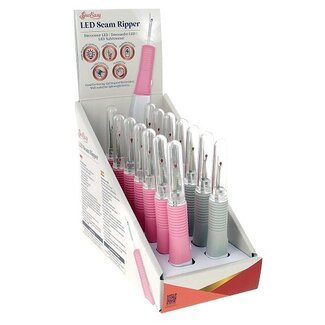 SewEasy Ergonomischer Nahttrenner mit Softgrip-Griff und LED-Licht