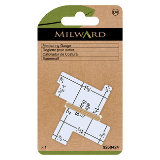 Milward GREEN Handmesslineal für Nähen-Quilten