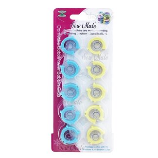 Sew Mate Spulen 20,5x 11,5 x 6,2 mm, mit Spulenclips