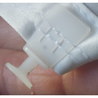 Huismerk Einnäh-Gardinengleiter verpackt pro 20 Stück.