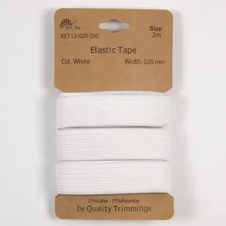 Huismerk Gummiband 20 mm breit, verpackt pro 3 Meter