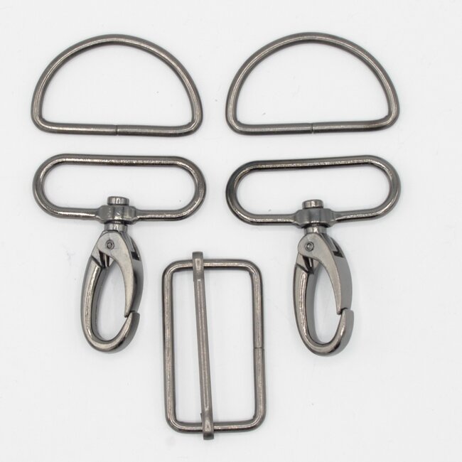 Huismerk Taschenzubehör-Set 5-teilig 25 mm breit