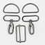 Huismerk Taschenzubehör-Set 5-teilig 25 mm breit
