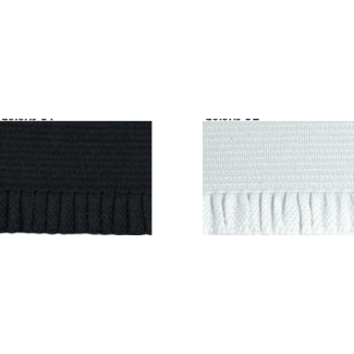 Huismerk Gummiband mit Rüsche 40&60 mm breit