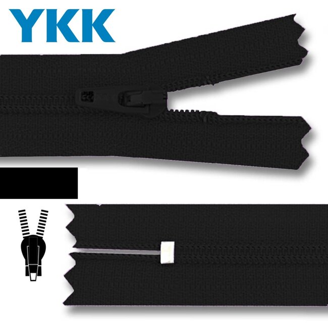 YKK Rok/broek  Ritsen 18 cm
