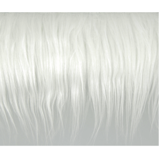 Huismerk Weihnachtsbart-Band weiß 120 mm breit