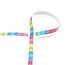Huismerk 20 mm breed reflecterend band multicolor op Nylonband met diverse kleuren