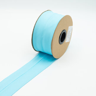 Huismerk Biasband Poplin Katoen 6 cm breed in verschillende kleuren