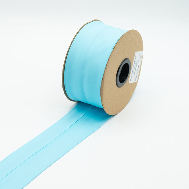 Huismerk Biasband Poplin Katoen 6 cm breed in verschillende kleuren