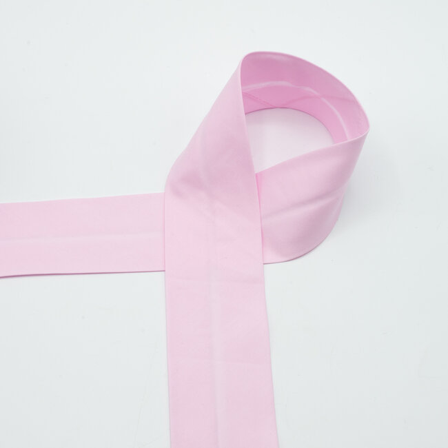 Huismerk Biasband Poplin Katoen 6 cm breed in verschillende kleuren