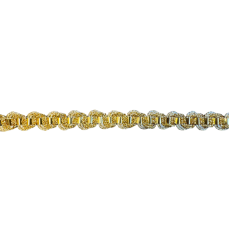 Huismerk Brocante Band Gold 15 mm breit