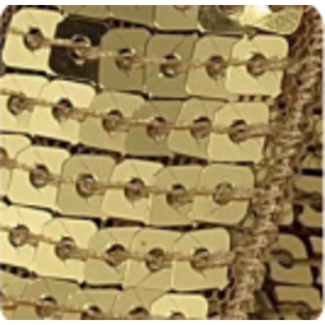 Huismerk Luxe Paillettenband 24 mm breed