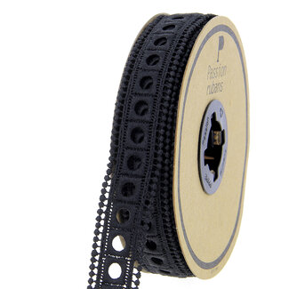 Huismerk Guipurekant 25 mm breed Huismerk Guipurekant 25 mm breed