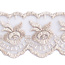 Organza rozen kant 4cm breed