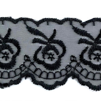 Organza Rosen Spitze 4cm breit