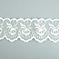 Organza rozen kant 4cm breed