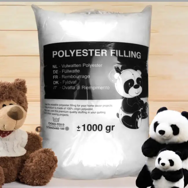 Huismerk Super Zachte wasbare vulling voor knuffels en kussens 1000 gram